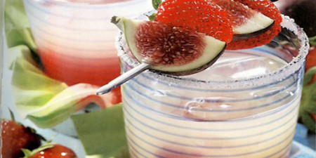 Jahodovo-figový drink